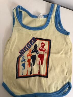 Vintage '70s '80s "Jogger" Boys Tank Top size Small